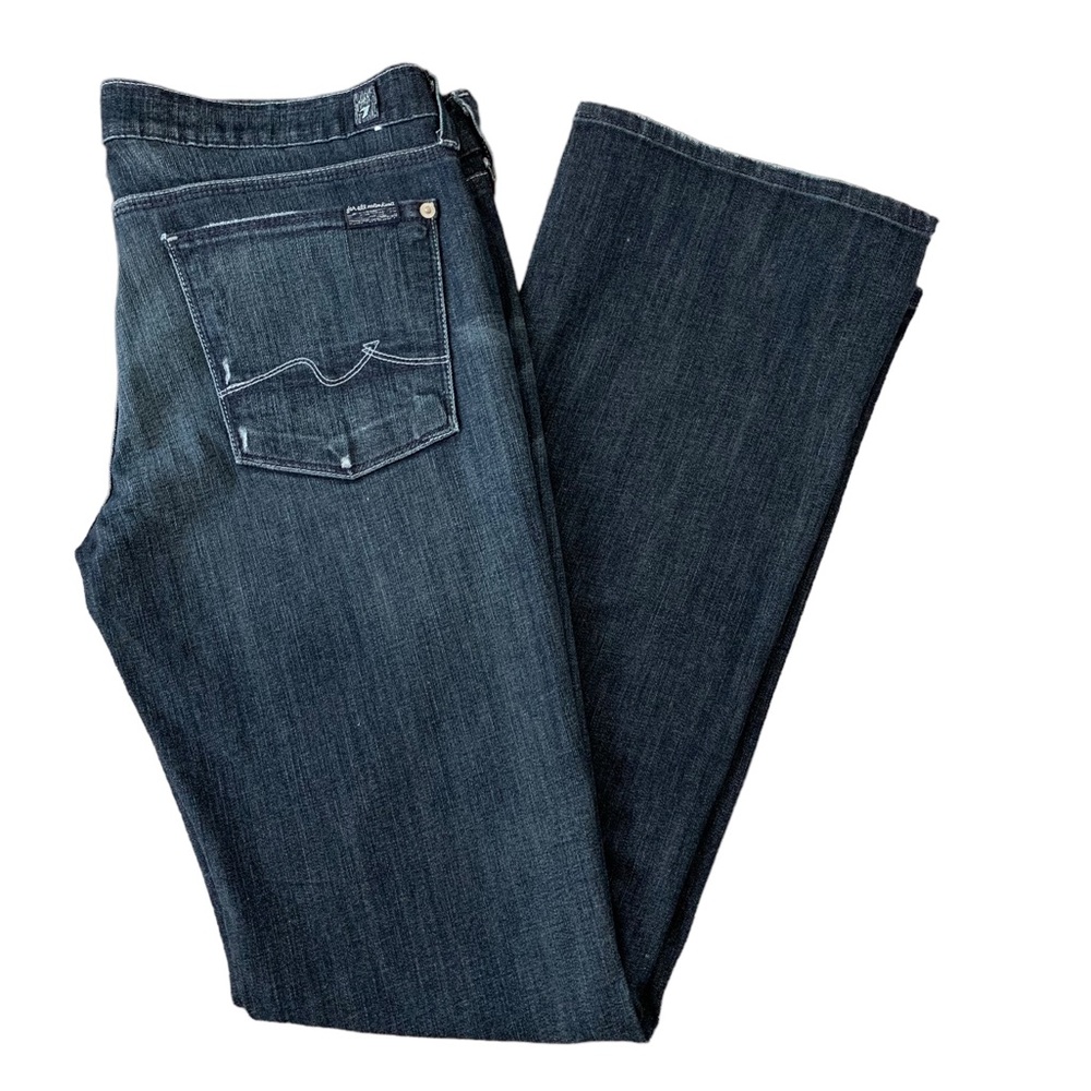 7 for all Mankind 7FAM bootcut blue jeans, cotton, size 31